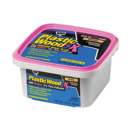 Dap DAP Plastic Wood-X Natural Wood Filler 32 oz 00543